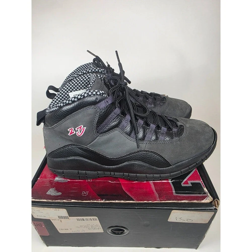 Air Jordan 10 Retro Countdown Pack 2008 Black Red 310805-061 Size 10.5 OG Box